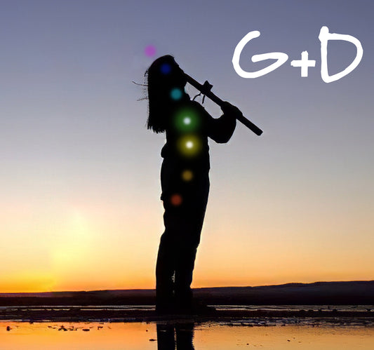 Double flute G+D (Solar Plexus chakra + Heart chakra)